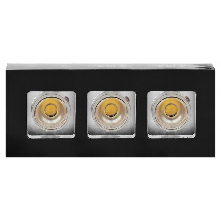 Луна LIGHTEX, Акрил, LED, 3x1W, 3000К~3500К, Черна