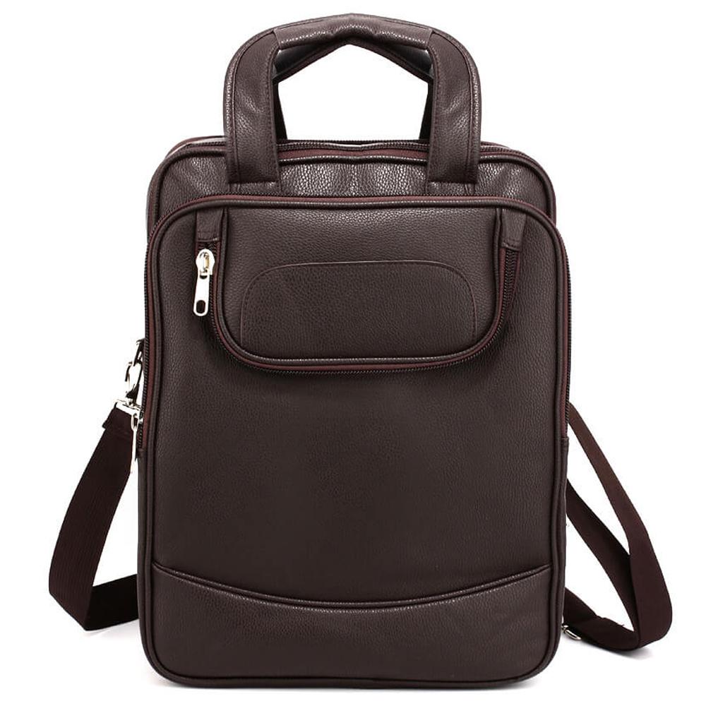 Rucsac laptop barbati convertibil in geanta Brandon, Cafeniu