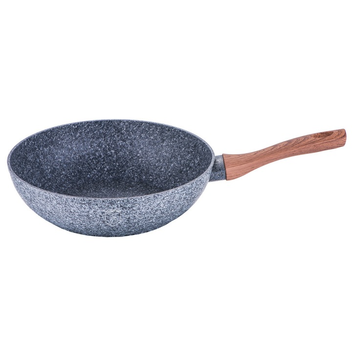 Tigaie wok aluminiu Berlinger Haus BH1204,Forest Line,gri