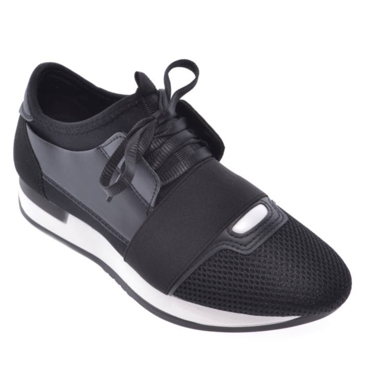 Giolan Fekete-Fehér Női Sportcipő 16-515-1-BLACK-WHITE-38