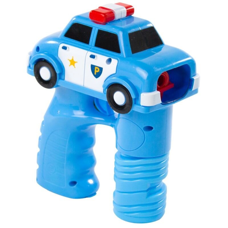 Pistol baloane sapun, ProCart, LED multicolor, forma masina Police cu sirena