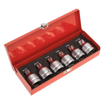 Set de chei TRX-STAR, actionare 3/4”, 6 piese, Sealey Set de chei TRX-STAR, actionare 3/4”, 6 piese, Sealey