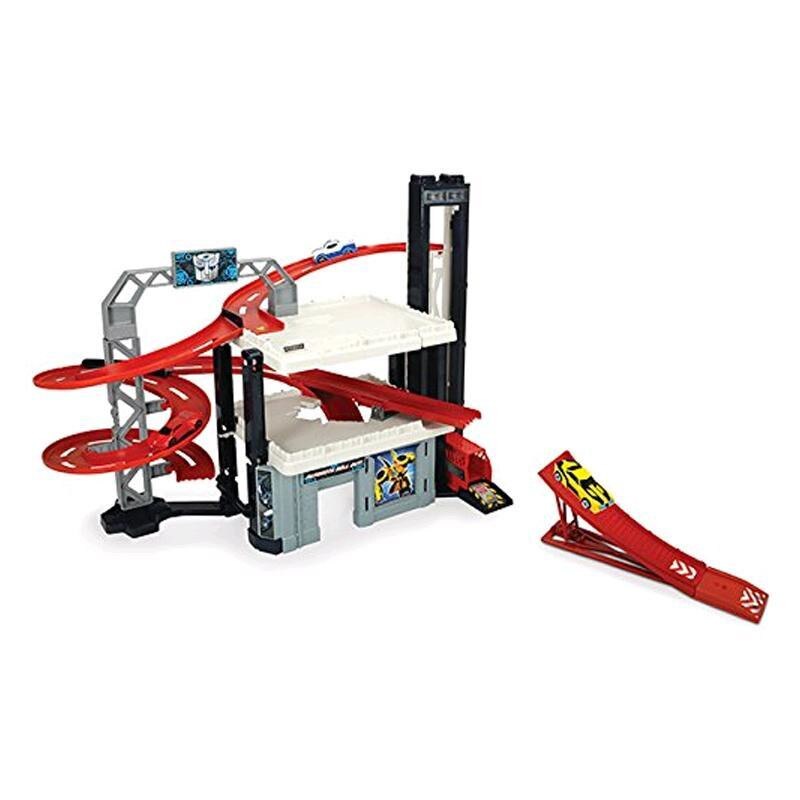 Set de joaca Transformers cu pista, garaj si masinuta Autobots Roll Out