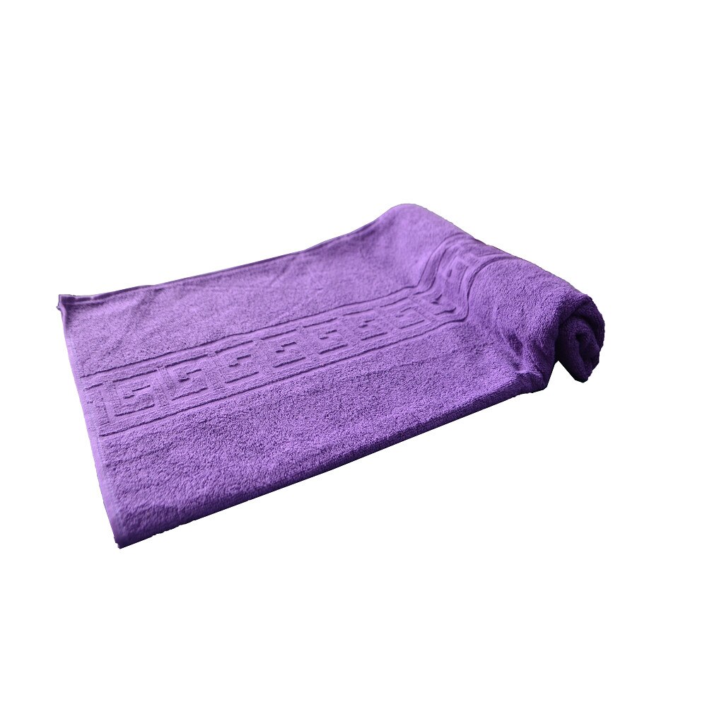 Prosop de baie Bianca Cu Model Grecesc- mov - 70x140 cm