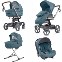 Carucior 3 in 1 Inglesina Quad Quattro Ascott, Verde