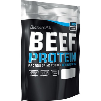 Tablete cu continut ridicat de amino acizi, cu aroma de capsuni,Biotech USA,Beef Protein Strawberry Tablete cu continut ridicat de amino acizi, cu aroma de capsuni,Biotech USA,Beef Protein Strawberry