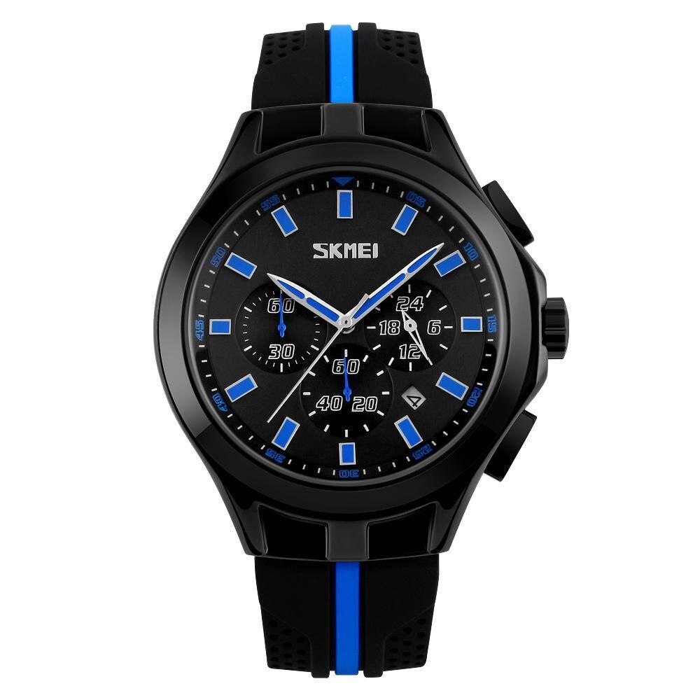 Ceas pentru barbati SKMEI CRONOGRAF BLACK-BLUE