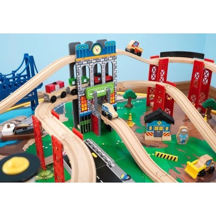 And Table Kidkraft City Explorer Kidkraft Aero City Wooden Train - Main Image