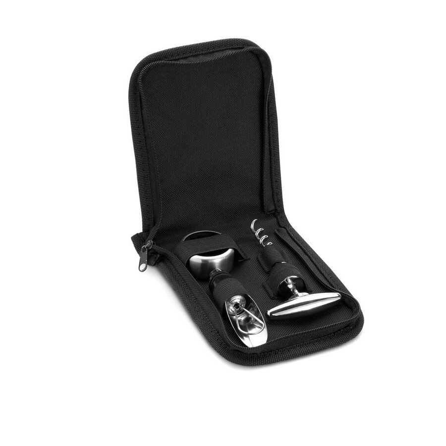 Accesorii vin in husa din poliester Vinomat