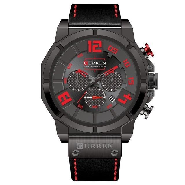 Ceas pentru barbati CURREN GRANDEUR NEGRU/ROSU