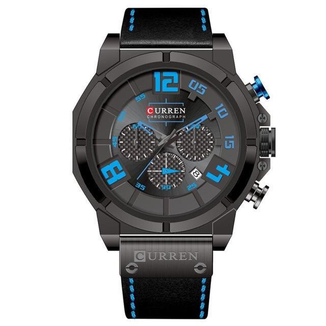 Ceas pentru barbati CURREN GRANDEUR NEGRU/ALBASTRU