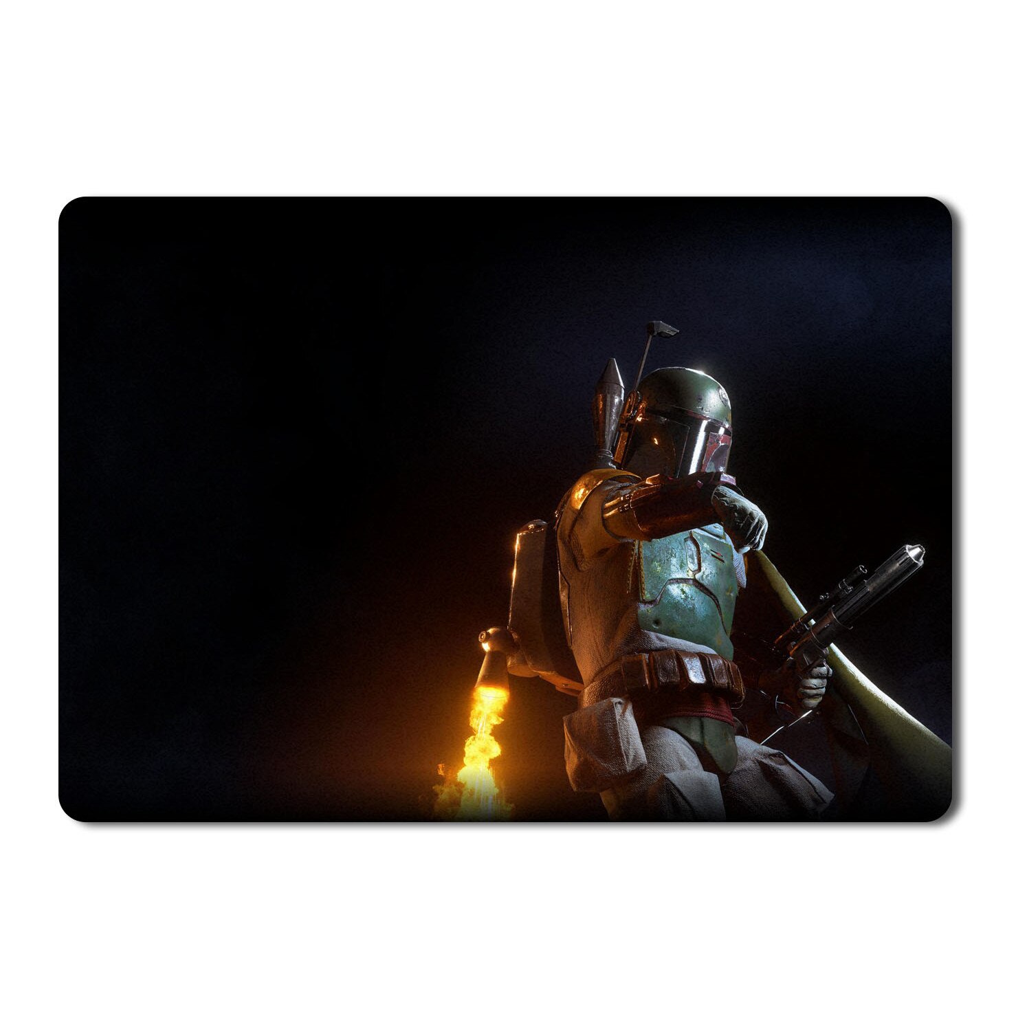 Mouse Pad Boba Fett Star Wars Battlefront Ii Hd - 21.5 x 27 x 0.3