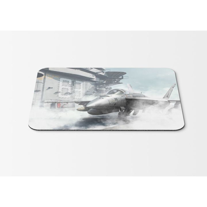 Mouse Pad Boeing F A E F Super Hornet Fighter Aircraft Aircraft - 21.5 x 27 x 0.3cm