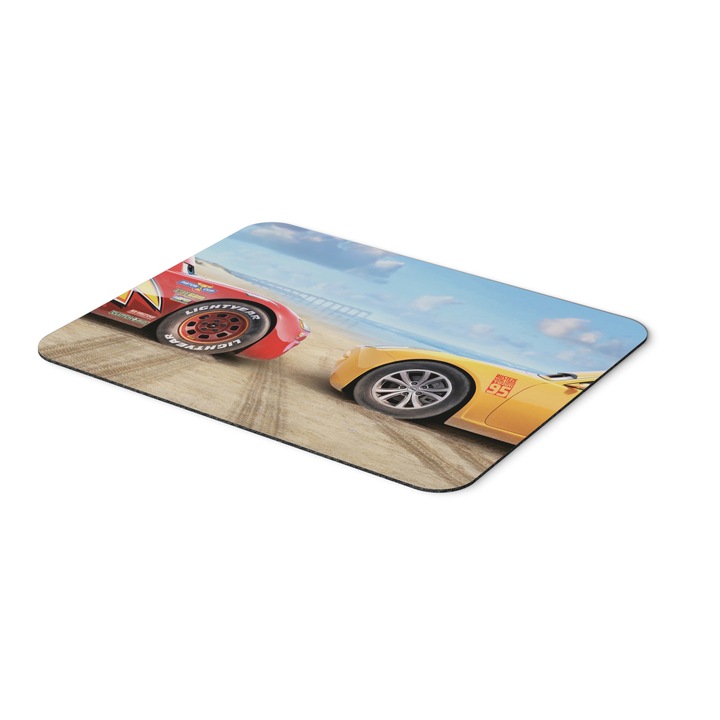 Mouse Pad Cars Lightning Mcqueen Cruz Ramirez Animation Pixar - 21.5 x 27 x 0.3cm
