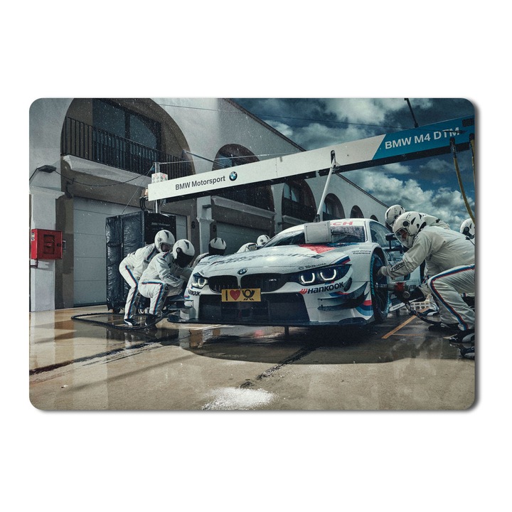 Подложка за мишка Bmw M Dtm Pit Stop Pit Crew - 21.5 x 27 x 0.3cm