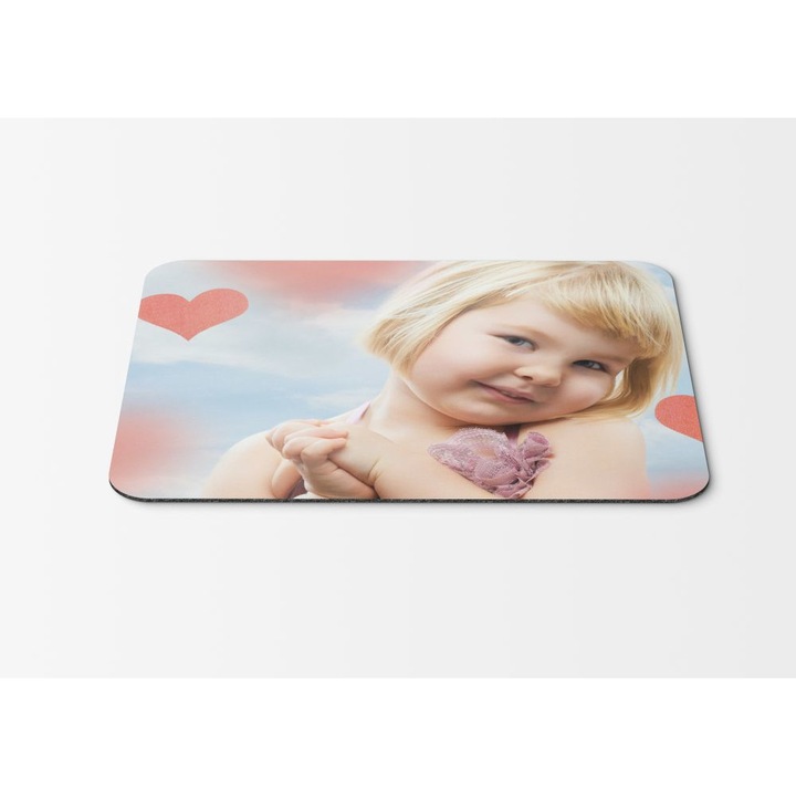 Mouse Pad Cute Girl Love Hearts Hd - 21.5 x 27 x 0.3cm
