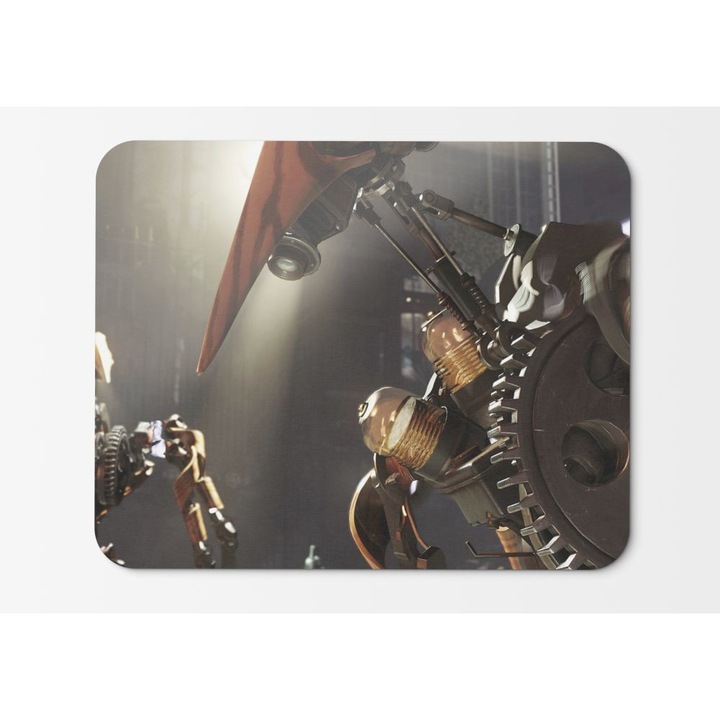 Egérpad Óramű Soldiers Becstelen Robot Enemy - 21,5 x 27 x 0,3 cm