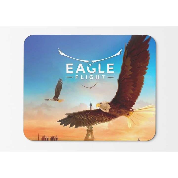 Mouse Pad Eagle Flight Simulation Playstation PC - 21,5 x 27 x 0,3 cm