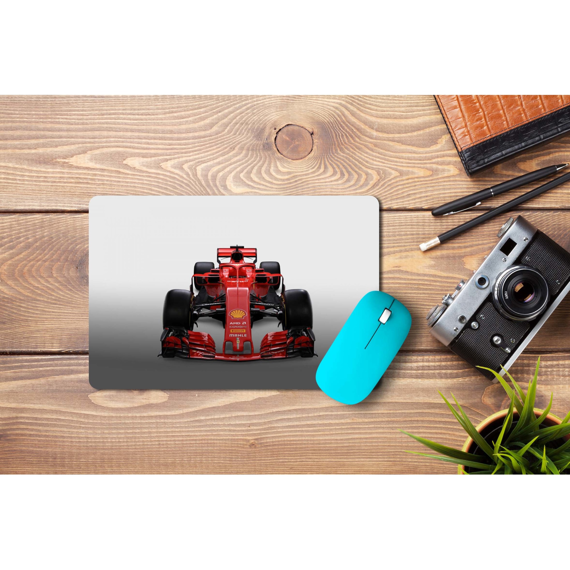 Mouse Pad Ferrari Scuderia F1 - Tappetino PC Universale, Nuovo