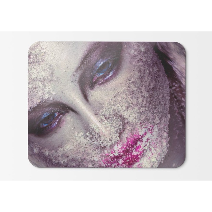 Mouse Pad Frost Smink Pink Lips Fashion - 21,5 x 27 x 0,3 cm