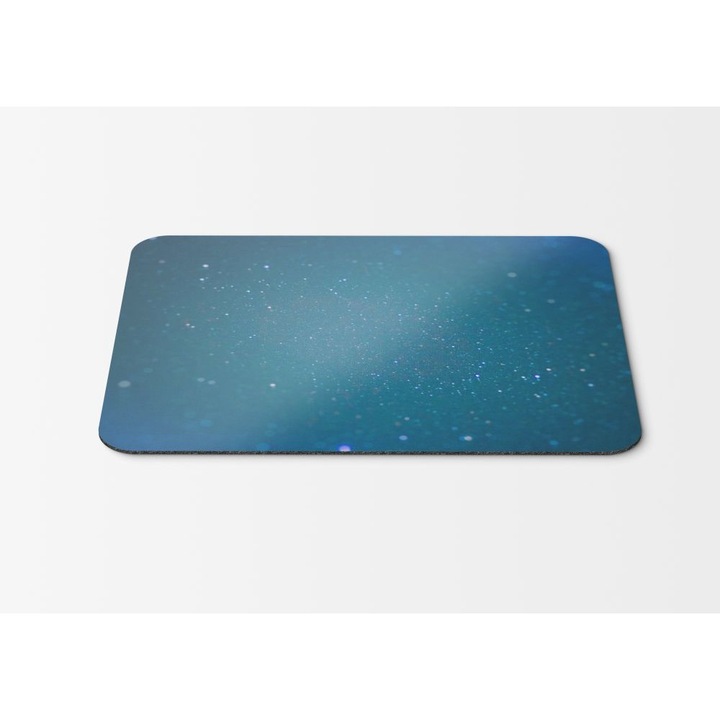 Mouse Pad Dust Glitter Blue Night Hd - 21.5 x 27 x 0.3cm