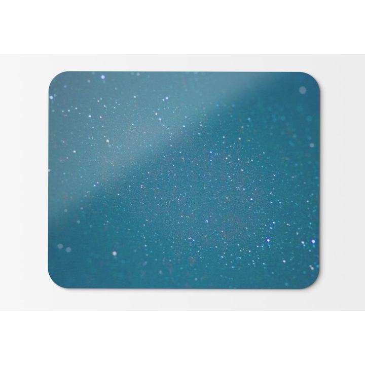 Mouse Pad Dust Glitter Blue Night Hd - 21.5 x 27 x 0.3cm