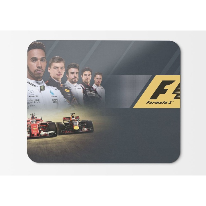 Egérpad, F Fia Formula 1 világbajnokság Playstation - 21,5 x 27 x 0,3 cm