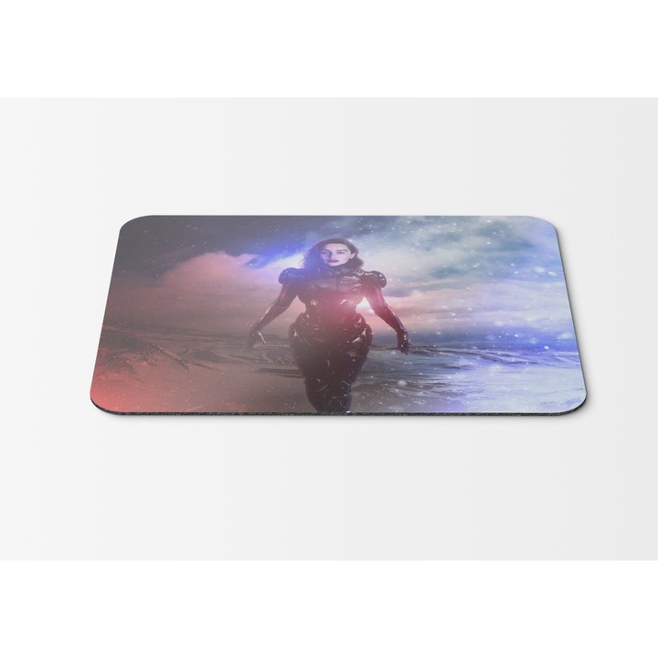 Mouse Pad Emilia Clarke Shepard Mass Effect - 21.5 x 27 x 0.3cm