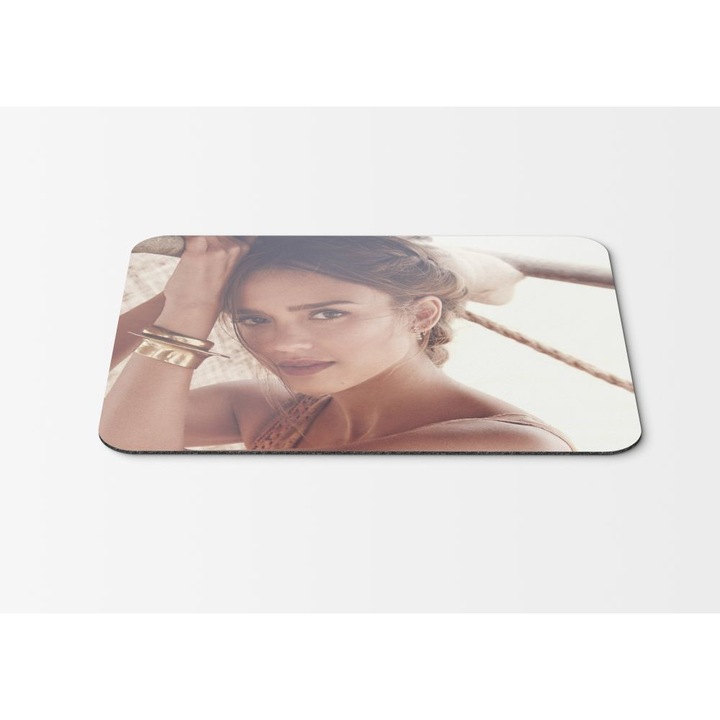 Mouse Pad Jessica Alba Photoshoot Allure Hd - 21.5 x 27 x 0.3cm