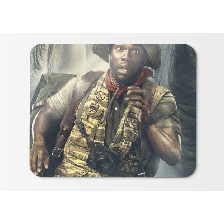 Mouse Pad Kevin Hart Jumanji Welcome To The Jungle - 21.5 x 27 x 0.3cm
