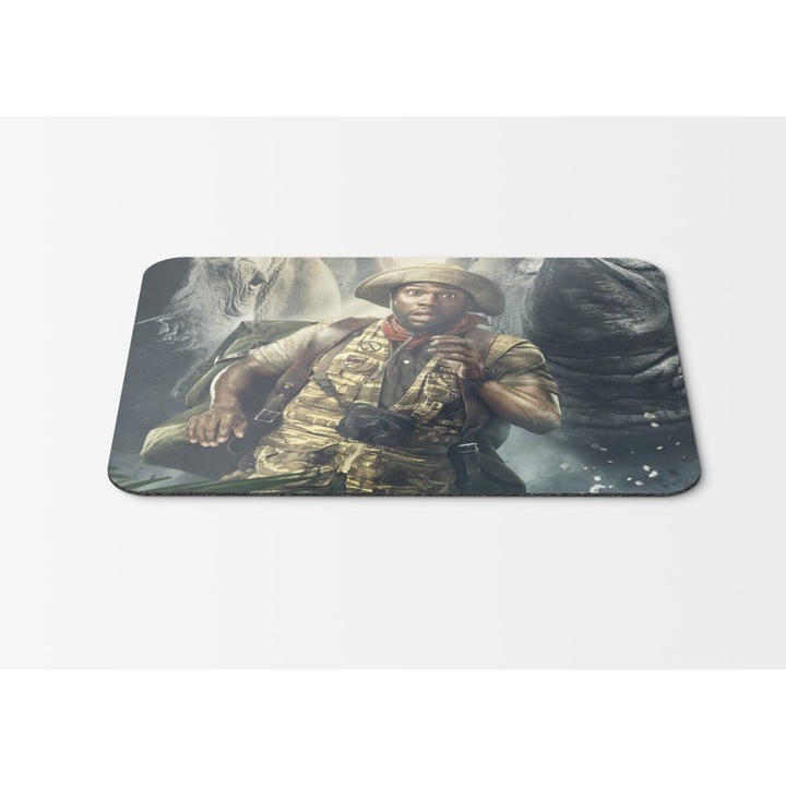 Mouse Pad Kevin Hart Jumanji Welcome To The Jungle - 21.5 x 27 x 0.3cm