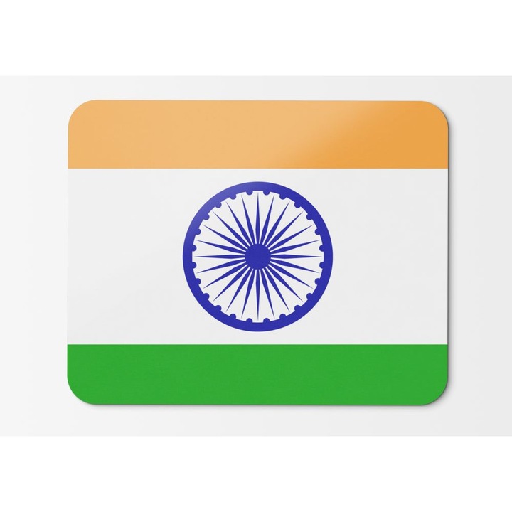 Egérpad Indiai zászló, háromszínű zászló, India nemzeti zászló, HD.Png - 21,5 x 27 x 0,3 cm