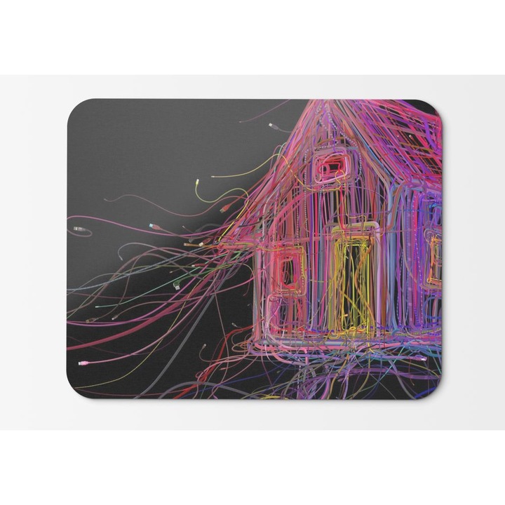 Mouse Pad House Cgi - 21.5 x 27 x 0.3cm