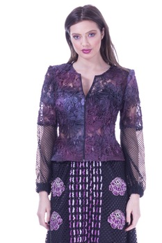 Bluza dantela pictata manual Liza Panait I-23E Bluza dantela pictata manual Liza Panait I-23E