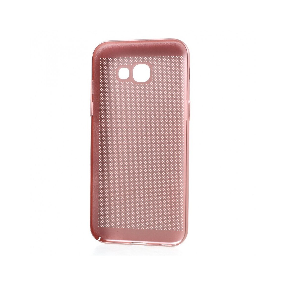 Carcasa protectie spate din plastic cauciucat pentru Samsung Galaxy A5 (2017), rose gold