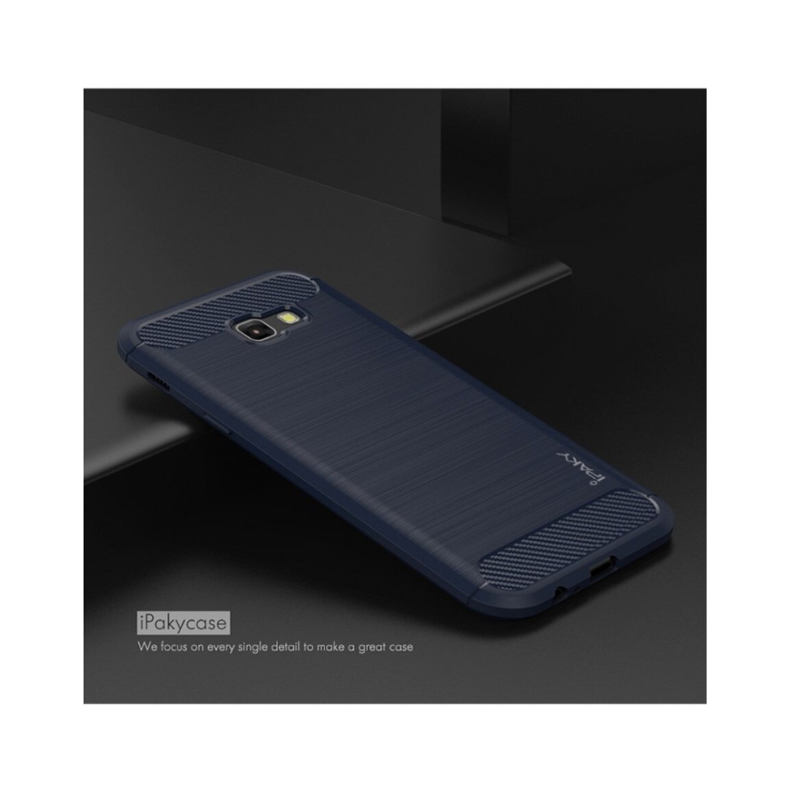 Carcasa protectie spate IPAKY din gel TPU pentru Samsung Galaxy A5 (2017), Albastru inchis