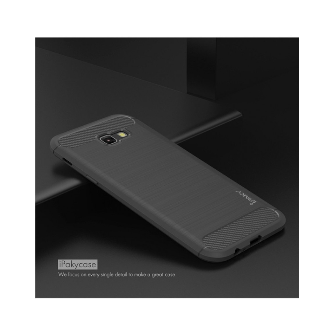 Carcasa protectie spate IPAKY din gel TPU pentru Samsung Galaxy A5 (2017), Gri