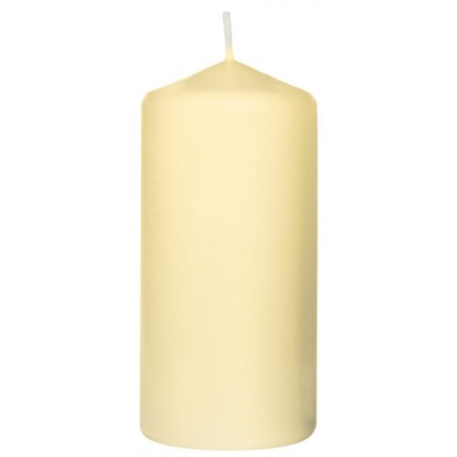 Lumanari Duni Pillar, Crem, 150x70 mm, ardere 50 ore, 6 buc