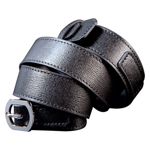 Curea dama Unika, Black din Piele Naturala negru striat 100 cm