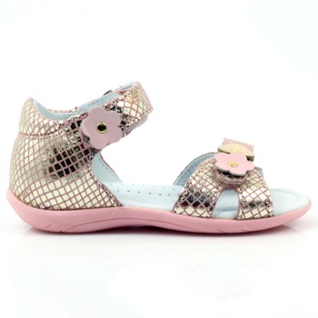 Bartek, Sandale cu velcro din piele naturala, Roz, 23 EU Bartek, Sandale cu velcro din piele naturala, Roz, 23 EU