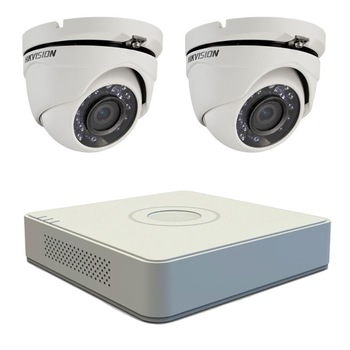 Sistem supraveghere video Hikvision 2 camere Sistem supraveghere video Hikvision 2 camere