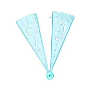 Sablon ajustabil pentru decorarea torturilor, plastic, albastru Sablon ajustabil pentru decorarea torturilor, plastic, albastru