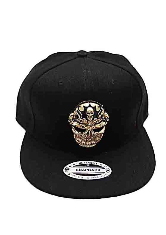 Sapca snapback cu logo metalic,maimuta,negru