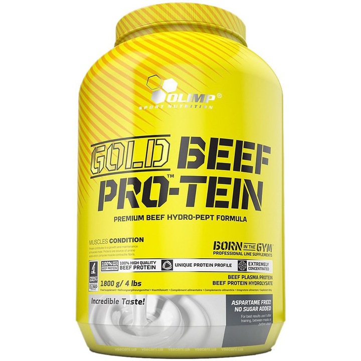 Proteina Vita, GOLD BEEF-PRO ™ - TEIN 1.8 kg, Olimp Blueberry