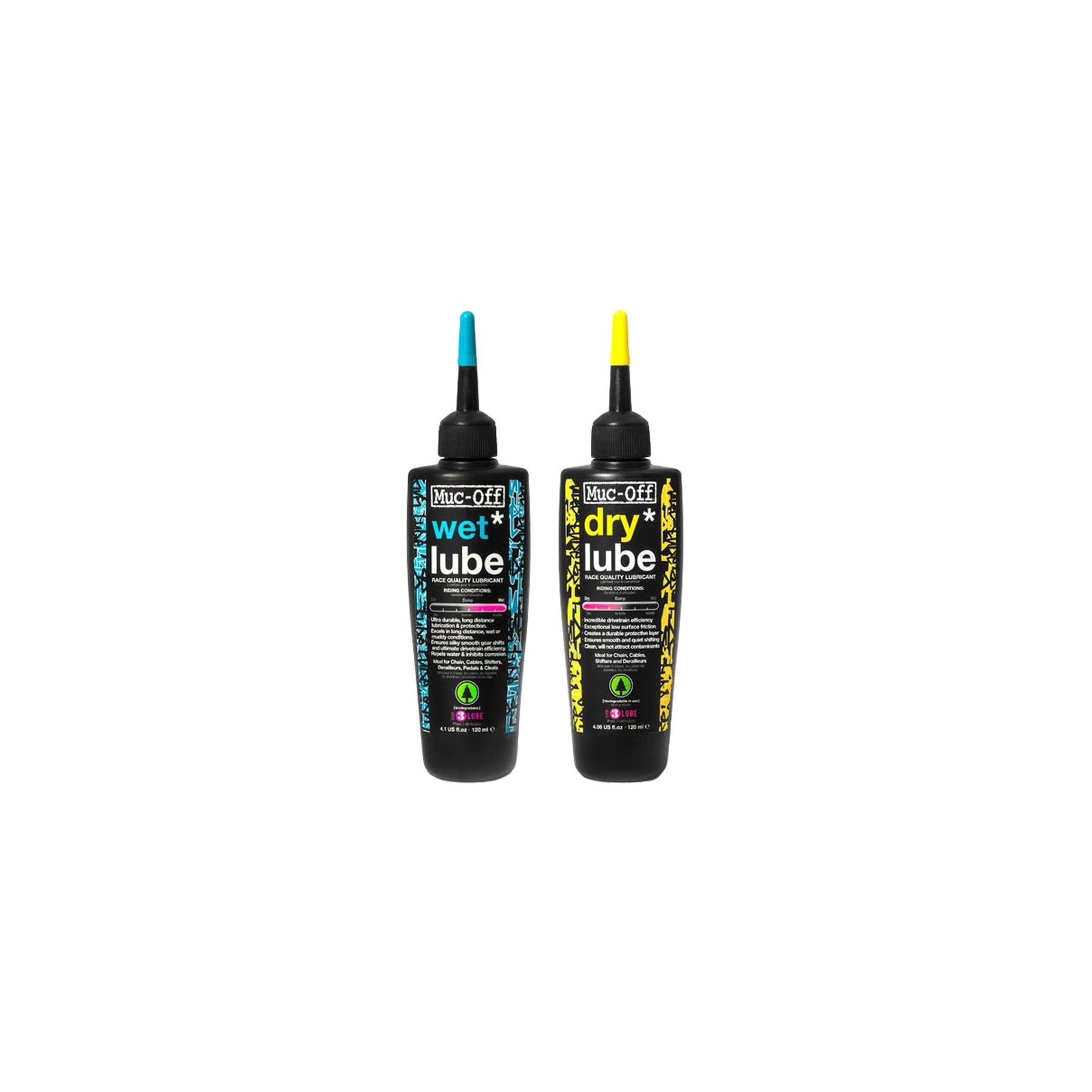 Pachet Ulei Muc-Off Wet & Dry 2 x 120 ml