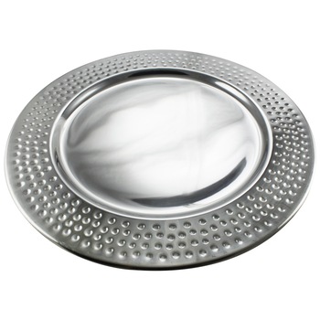 Farfurie inox 33 CM GRUNBERG - GR729 Farfurie inox 33 CM GRUNBERG - GR729