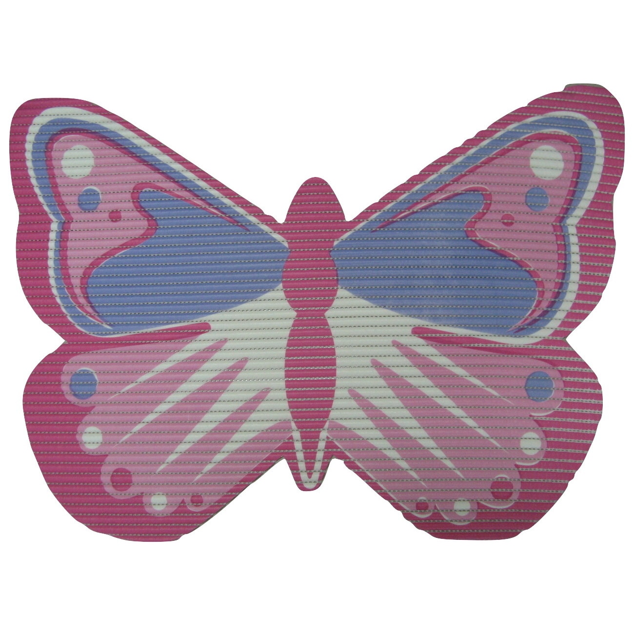 Covoras baie din spuma poliuretanica, Buterfly Roz