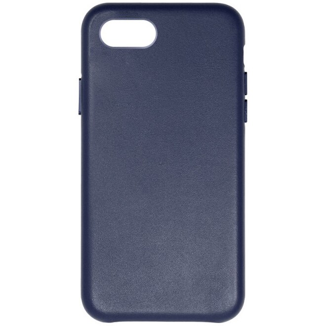 Husa de protectie Just Must Origin Leather pentru Apple iPhone 8 / iPhone 7, Albastru inchis