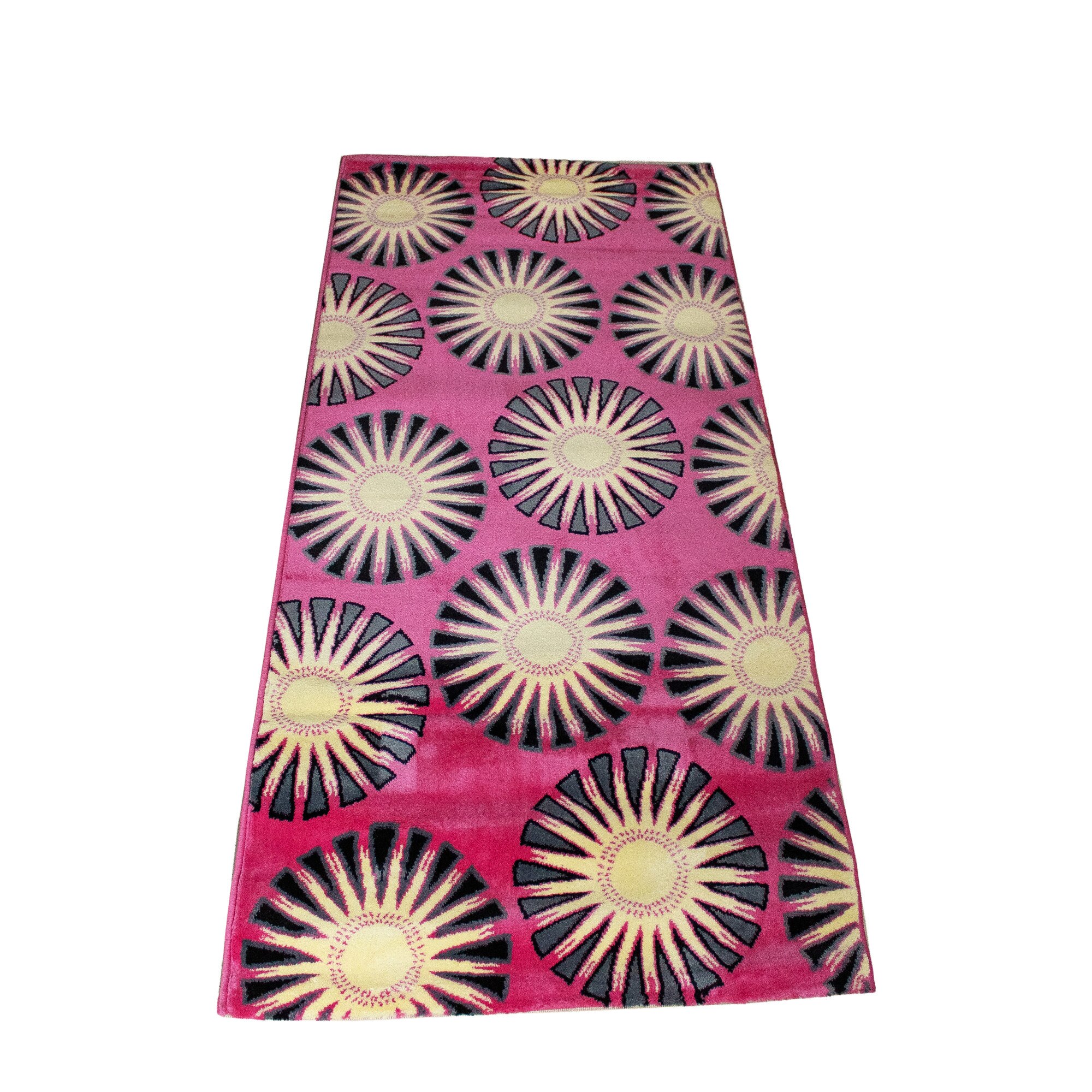 Covor Silver 261, 100x200cm, inaltime plus 10 mm, polipropilena heat set, model roz