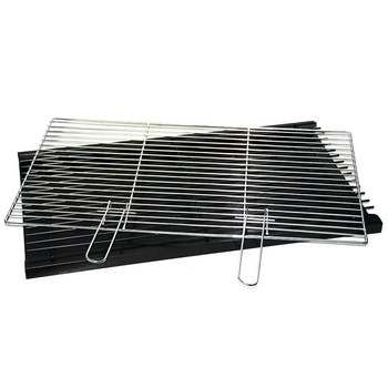 Gratar cu tava de carbune incorporat,67cm x 39,5cm Vivo Gratar cu tava de carbune incorporat,67cm x 39,5cm Vivo